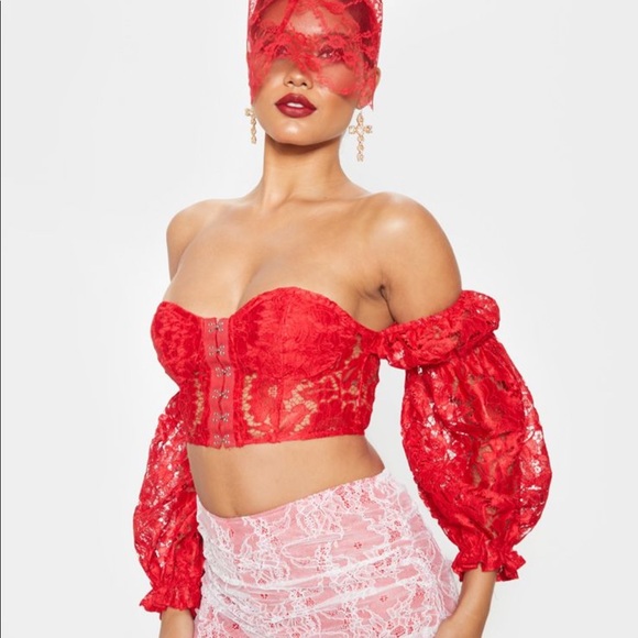 Lace Crop Top - Picture 3 of 7